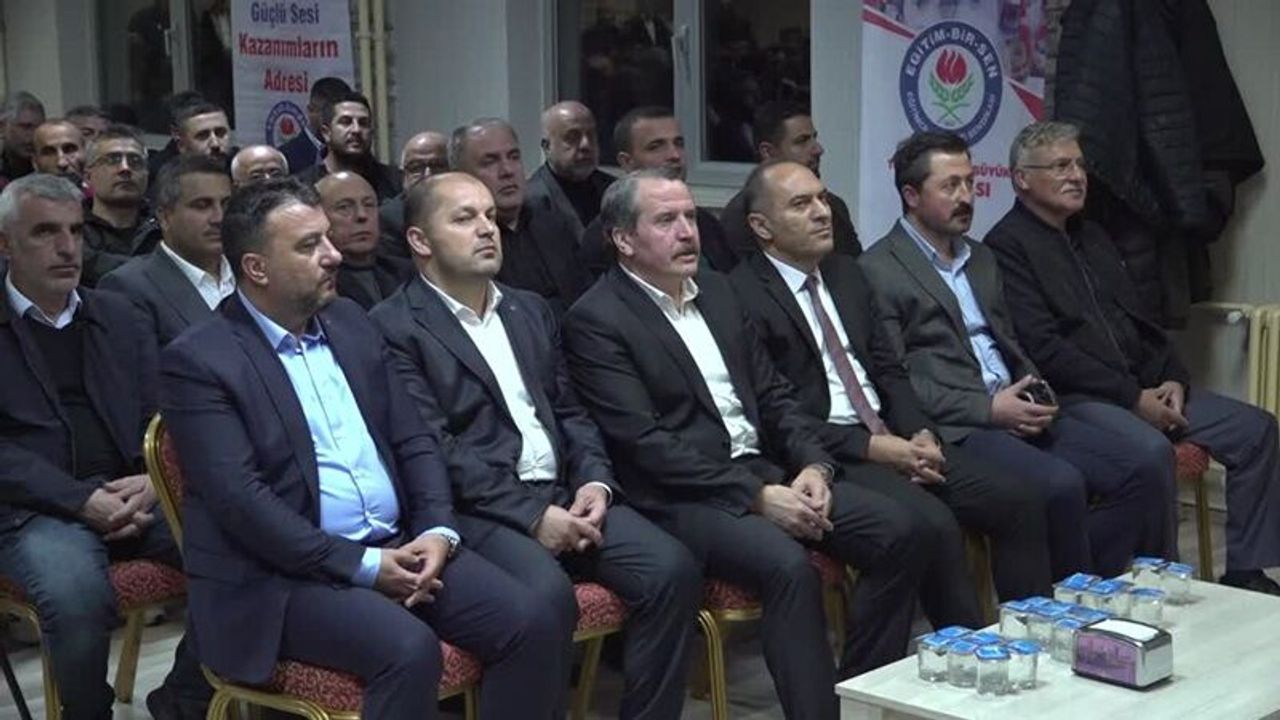 Memur-Sen Genel Başkanı Yalçın Bitlis'te  konuştu