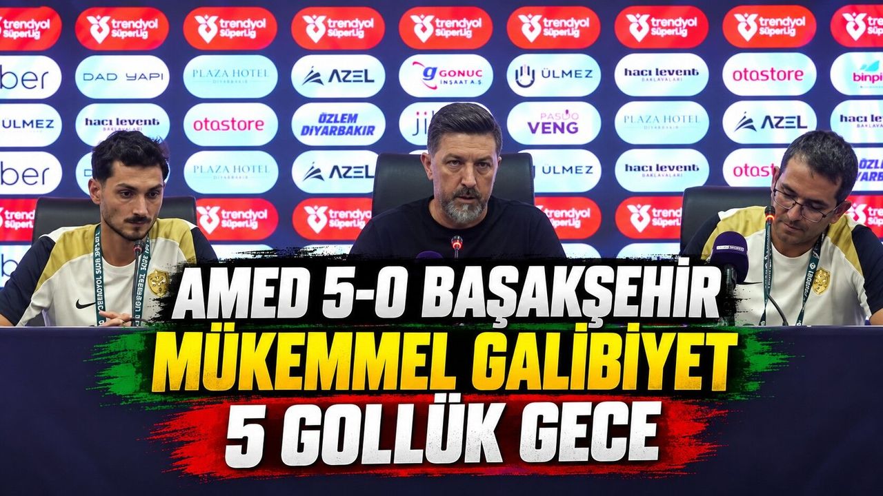Amed’den Başakşehir karşısında farklı galibiyet: 5-0
