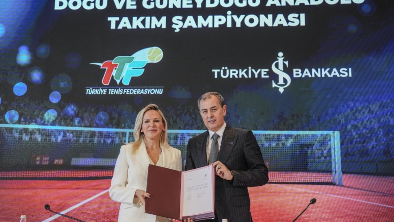 Teniste "Doğu ve Güneydoğu Takım Şampiyonası"na Türkiye İş Bankası sponsor oldu