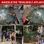 Anzele’deki Tehlikeli Atlayışta Bir Çocuk Yaralandı