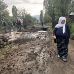 Sağanak ve dolu Ardahan’da bazı köy ve mahallelerde hasara neden oldu