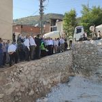 Çelikhan'da yeni yapılacak caminin temeli atıldı