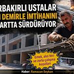 Diyarbakırlı Ustaların Kızgın Demirle imtihanı sürüyor