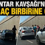 Kantar Kavşağı'nda 5 araç birbirine girdi