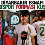 Diyarbakır'da Amedspor Sevdalısı Esnaflar Takıma Destek İçin Forma ile Kuşandı