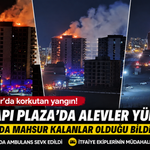 Diyarbakır’da  Plaza’da yangın paniği: Binada mahsur kalanlar olduğu bildirildi
