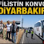 Filistin Konvoyı Diyarbakır'da
