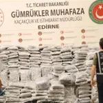 Kapıkule’de TIR’a gizlenmiş 810 kilo uyuşturucu ele geçirildi