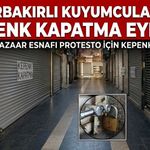 Diyarbakırlı Kuyumculardan Kepenk Kapatma Eylemi