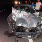 Otomobilin sahipsiz bir eşeğe çarpması sonucu 4 kişi yaralandı