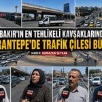 Diyarbakır'da Her Gün Aynı Çile! Seyrantepe Kavşağı Trafiği Sürücüleri İsyan Ettirdi