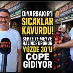 Diyarbakır'da Haldeki Sebze ve Meyvenin Yüzde 30'u Çöpe Gidiyor