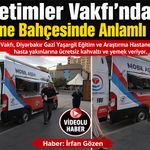 Yetimler Vakfı’ndan Hastane Bahçesinde Anlamlı Hizmet