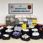 Gümrük kaçağı 11 bin 30 paket sigara ele geçirildi