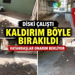 Bağlar’da Vatandaşların Tepkisi: Kazılan Kaldırım Aylardır Onarılmayı Bekliyor