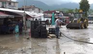 Cide’de 150’den fazla ev, iş yeri ve depoyu su bastı: Can kaybı yaşanmadı