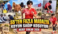 16 yaşında 55’ten fazla madalya: Köyde koyun sağıp antrenman yapıyor