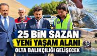 His Göleti'ne 25 bin aynalı sazan bırakıldı