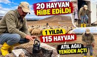 Hiçbir şeyi yoktu, devlet desteğiyle yeniden hayvancılığa başladı