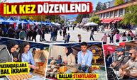 Arıcılar ürettikleri balları çarşıya taşıdı: Festivalde stantlar kuruldu
