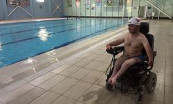 Milli engelli yüzücü paralimpik oyunları için kulaç atıyor