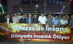 Diyarbakır, Mardin ve Elazığ'da İsrail'in Küresel Sumud Filosu'na saldırılarına tepki