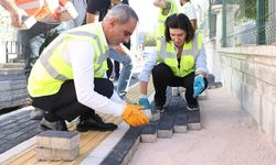Kayapınar Belediyesi geniş bir alanda kaldırım çalışması başlattı