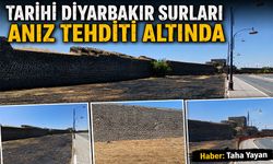 Tarihi Diyarbakır Surları Anız Tehditi Altında