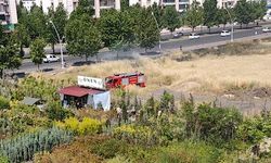 Bağcılar Mahallesi'nde Çıkan Anız Yangını Büyümeden Söndürüldü