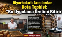 Diyarbakırlı Arıcılardan Kota Tepkisi: Bu Uygulama Üretimi Bitirir