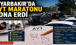 Diyarbakır'da AYT Maratonu sona erdi