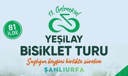 Şanlıurfa'da Yeşilay Bisiklet Turu düzenleniyor