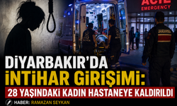 Diyarbakır'da İntihar Girişimi: 28 Yaşındaki Kadın Hastaneye Kaldırıldı