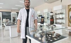 Atık Bakır ve Çeşitli Jeolojik Dönemlerden Kalma Taşlar Sanat Eserine Dönüşüyor