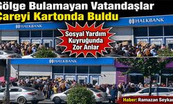 Gölge Bulamayan Vatandaşlar Çareyi Kartonda Buldu