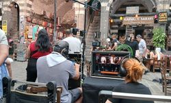 Tarihi Hasanpaşa Hanı Film Platosuna Dönüştü