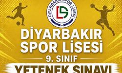 Diyarbakır Spor Lisesi yetenek sınavı başvuruları başladı.