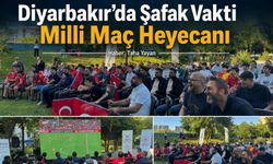 Diyarbakır'da Şafak Vakti Milli Maç Heyecanı