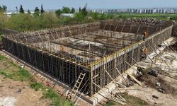 Talaytepe içme suyu deposu inşaatı yüzde 50’ye ulaştı