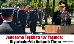Jandarma Teşkilatı 187 Yaşında: Diyarbakır’da Anlamlı Tören