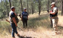 Ormanlar yangın riskine karşı jandarma tarafından denetleme