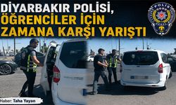 Diyarbakır Polisi, öğrenciler için zamana karşı yarıştı