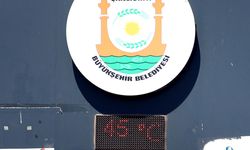 Şanlıurfa'da  Bugün termometreler 45 dereceyi gösterdi
