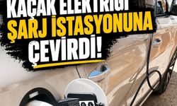 Şanlıurfa’da Pes Dedirten Olay: Kaçak Elektrikle Araç Şarj İstasyonu