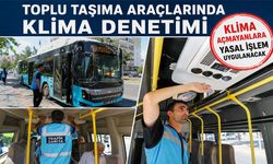 Toplu taşıma araçlarında klima denetimi