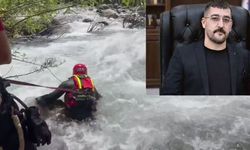 Sarım  çayın da akıntıya kapılan Vedat Karabulut’un arama çalışmaları sürüyor