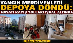 Yangın Merdivenleri Depoya Döndü: Hayati kaçış yolları işgal altında