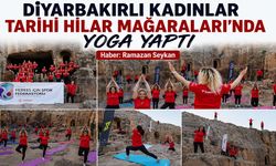 Diyarbakırlı Kadınlar Tarihi Hilar Mağaraları'nda Yoga Yaptı