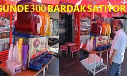 Diyarbakır’da 41 derece sıcaklıkta rekor kırıyor: Günde tam 300 bardak satıyor