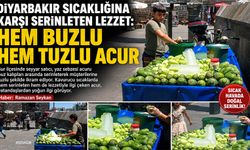 Diyarbakır Sıcağına Karşı Serinleten Lezzet: Hem Buzlu Hem Tuzlu Acur